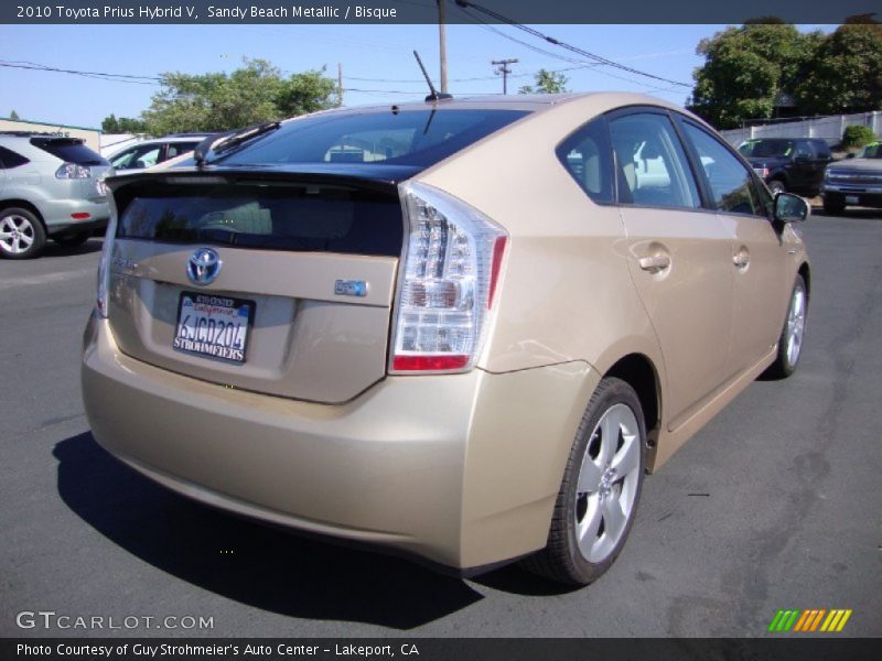 Sandy Beach Metallic / Bisque 2010 Toyota Prius Hybrid V
