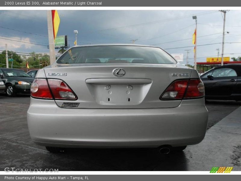 Alabaster Metallic / Light Charcoal 2003 Lexus ES 300