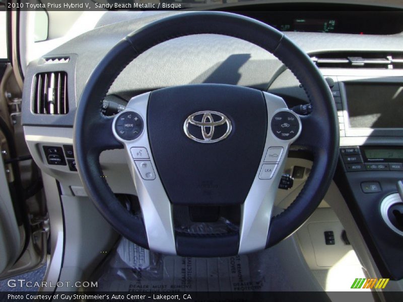 Sandy Beach Metallic / Bisque 2010 Toyota Prius Hybrid V
