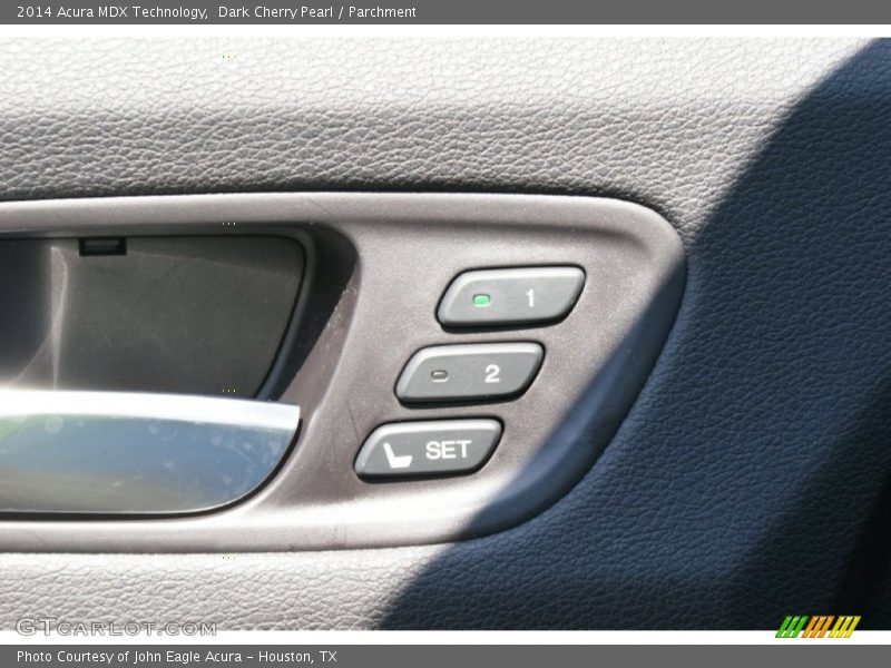 Dark Cherry Pearl / Parchment 2014 Acura MDX Technology