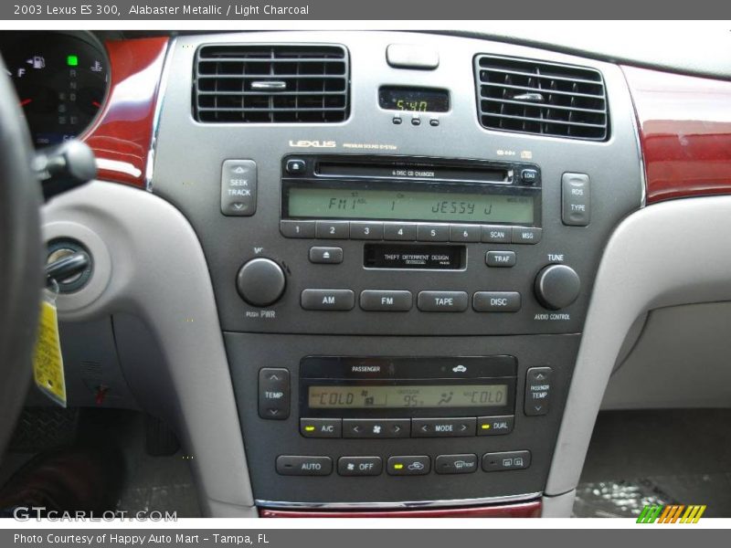 Alabaster Metallic / Light Charcoal 2003 Lexus ES 300