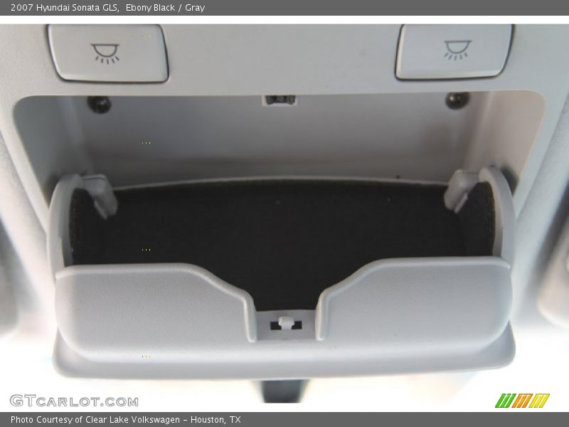 Ebony Black / Gray 2007 Hyundai Sonata GLS