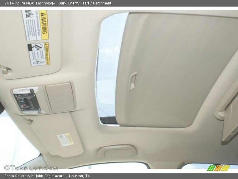 Dark Cherry Pearl / Parchment 2014 Acura MDX Technology