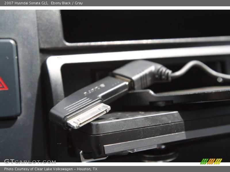 Ebony Black / Gray 2007 Hyundai Sonata GLS