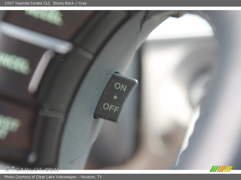 Ebony Black / Gray 2007 Hyundai Sonata GLS