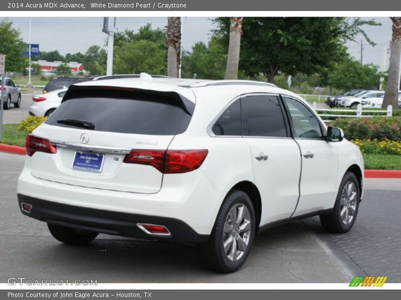 White Diamond Pearl / Graystone 2014 Acura MDX Advance