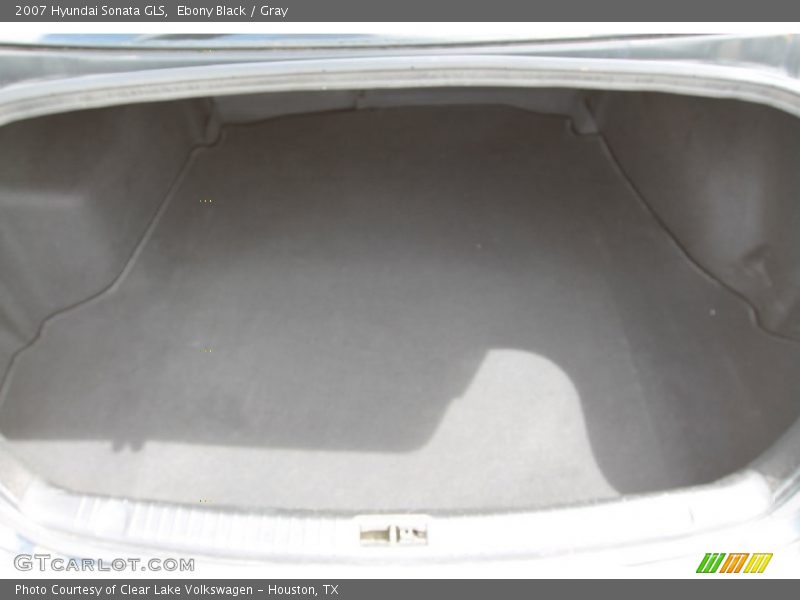 Ebony Black / Gray 2007 Hyundai Sonata GLS