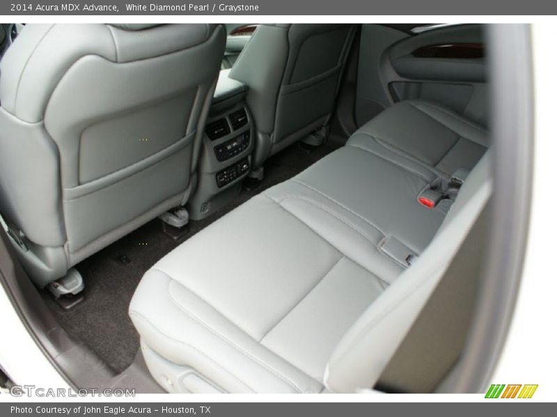 White Diamond Pearl / Graystone 2014 Acura MDX Advance