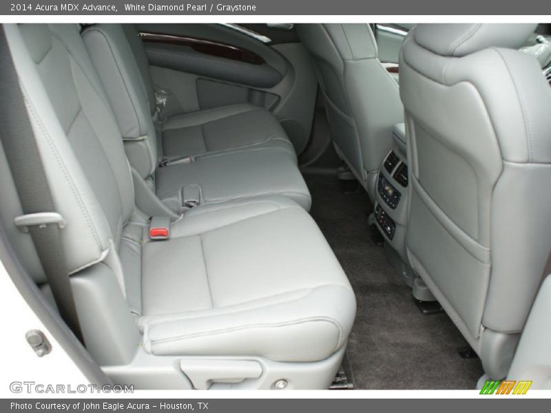 White Diamond Pearl / Graystone 2014 Acura MDX Advance