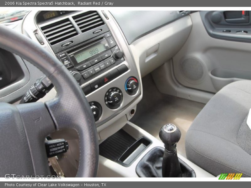 Radiant Red / Gray 2006 Kia Spectra Spectra5 Hatchback