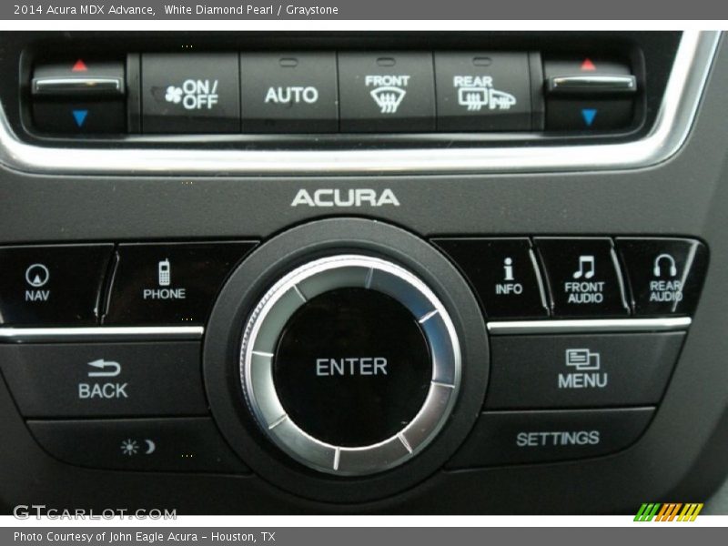 White Diamond Pearl / Graystone 2014 Acura MDX Advance