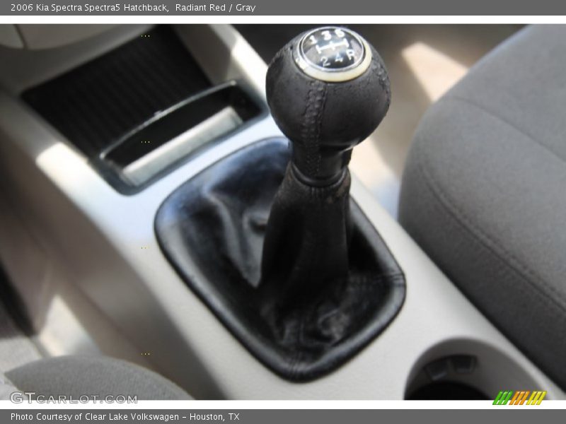 Radiant Red / Gray 2006 Kia Spectra Spectra5 Hatchback