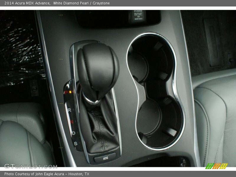 White Diamond Pearl / Graystone 2014 Acura MDX Advance