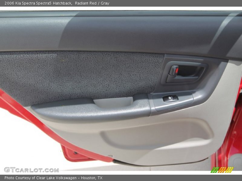 Radiant Red / Gray 2006 Kia Spectra Spectra5 Hatchback