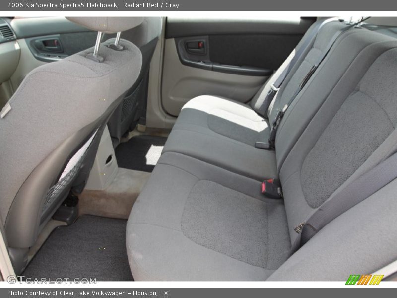 Radiant Red / Gray 2006 Kia Spectra Spectra5 Hatchback