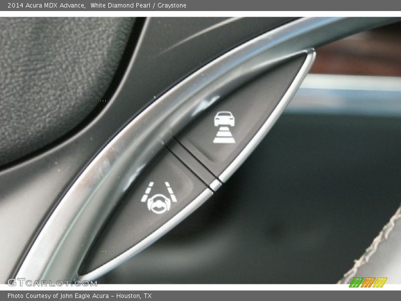 White Diamond Pearl / Graystone 2014 Acura MDX Advance