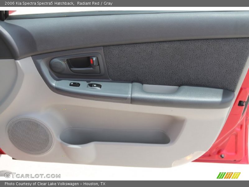 Radiant Red / Gray 2006 Kia Spectra Spectra5 Hatchback