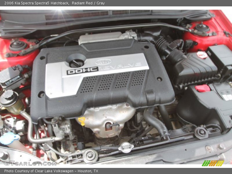 Radiant Red / Gray 2006 Kia Spectra Spectra5 Hatchback