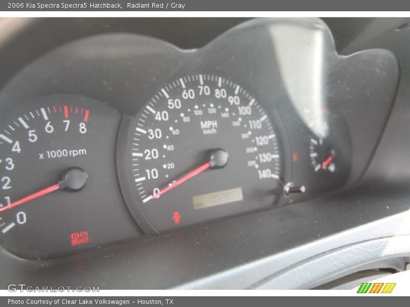 Radiant Red / Gray 2006 Kia Spectra Spectra5 Hatchback