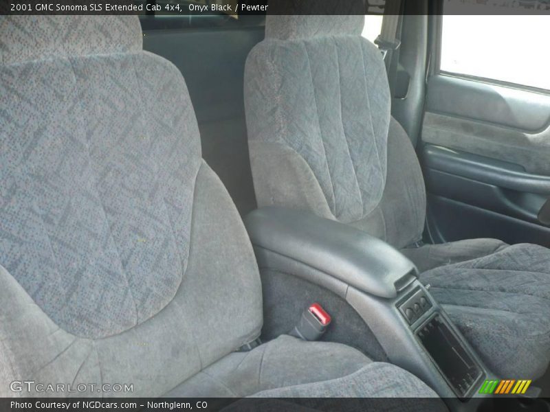 Onyx Black / Pewter 2001 GMC Sonoma SLS Extended Cab 4x4