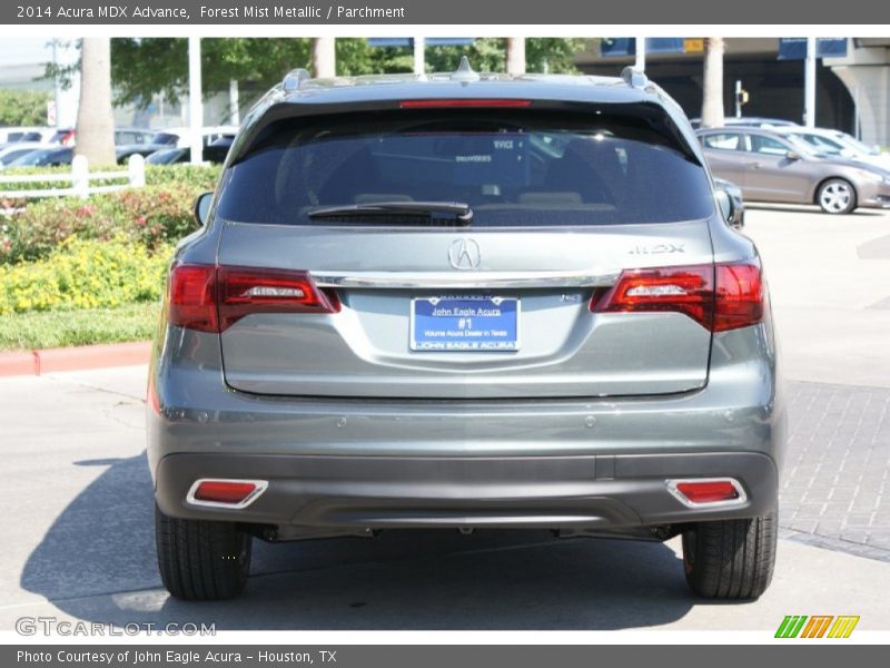 Forest Mist Metallic / Parchment 2014 Acura MDX Advance