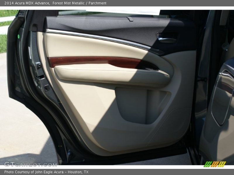 Forest Mist Metallic / Parchment 2014 Acura MDX Advance