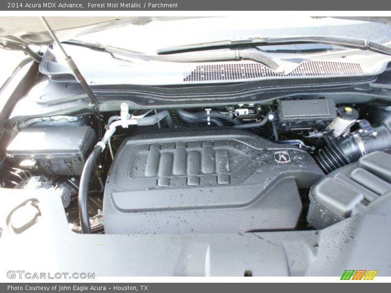 Forest Mist Metallic / Parchment 2014 Acura MDX Advance