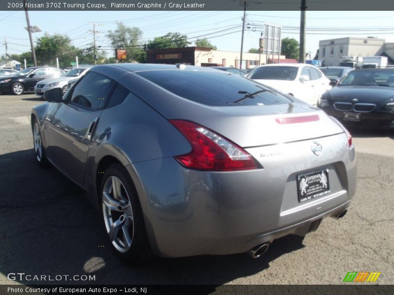 Platinum Graphite / Gray Leather 2009 Nissan 370Z Touring Coupe