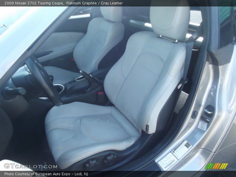 Platinum Graphite / Gray Leather 2009 Nissan 370Z Touring Coupe