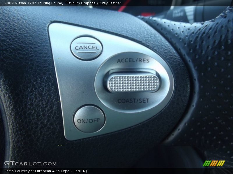 Platinum Graphite / Gray Leather 2009 Nissan 370Z Touring Coupe