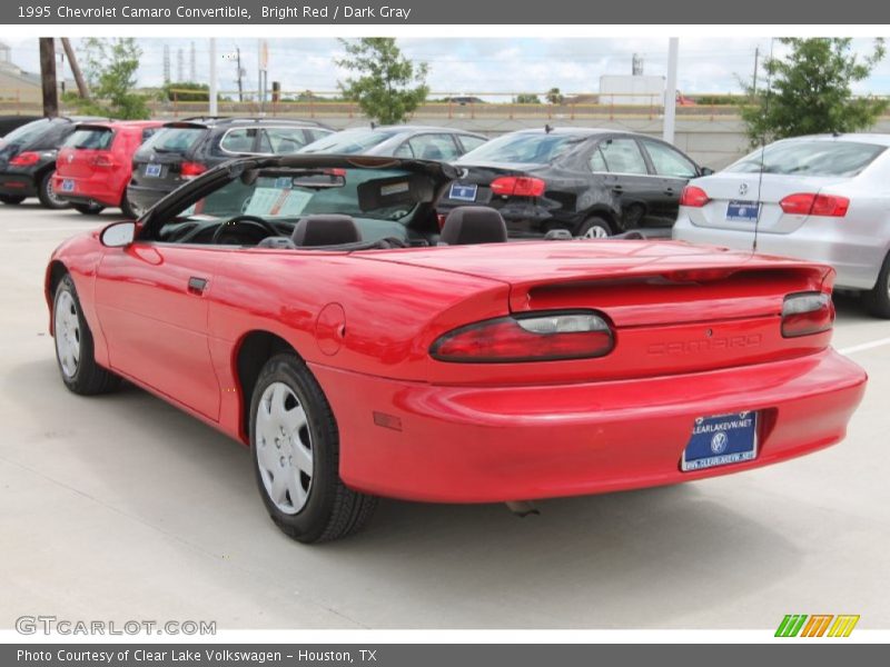 Bright Red / Dark Gray 1995 Chevrolet Camaro Convertible