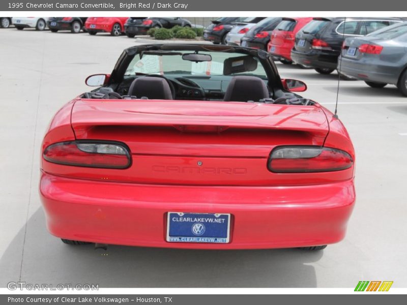 Bright Red / Dark Gray 1995 Chevrolet Camaro Convertible