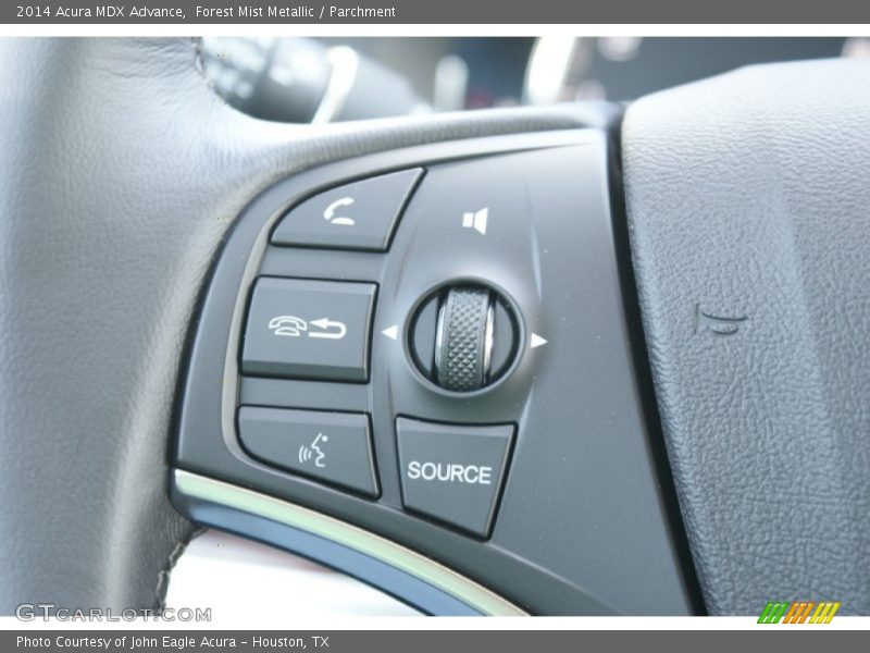 Forest Mist Metallic / Parchment 2014 Acura MDX Advance