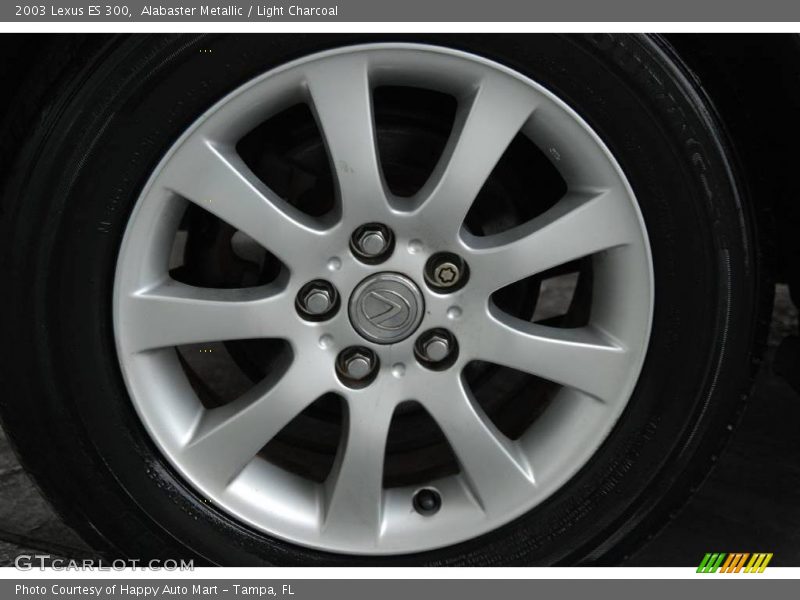 Alabaster Metallic / Light Charcoal 2003 Lexus ES 300