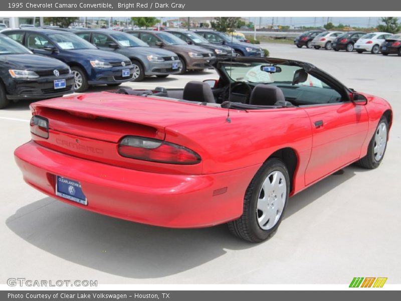 Bright Red / Dark Gray 1995 Chevrolet Camaro Convertible