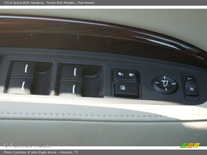 Forest Mist Metallic / Parchment 2014 Acura MDX Advance