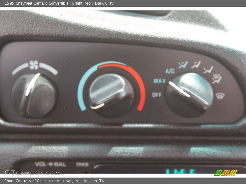 Bright Red / Dark Gray 1995 Chevrolet Camaro Convertible