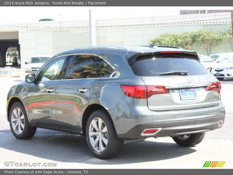 Forest Mist Metallic / Parchment 2014 Acura MDX Advance