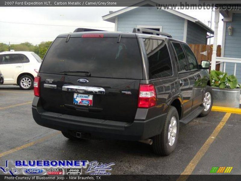 Carbon Metallic / Camel/Grey Stone 2007 Ford Expedition XLT