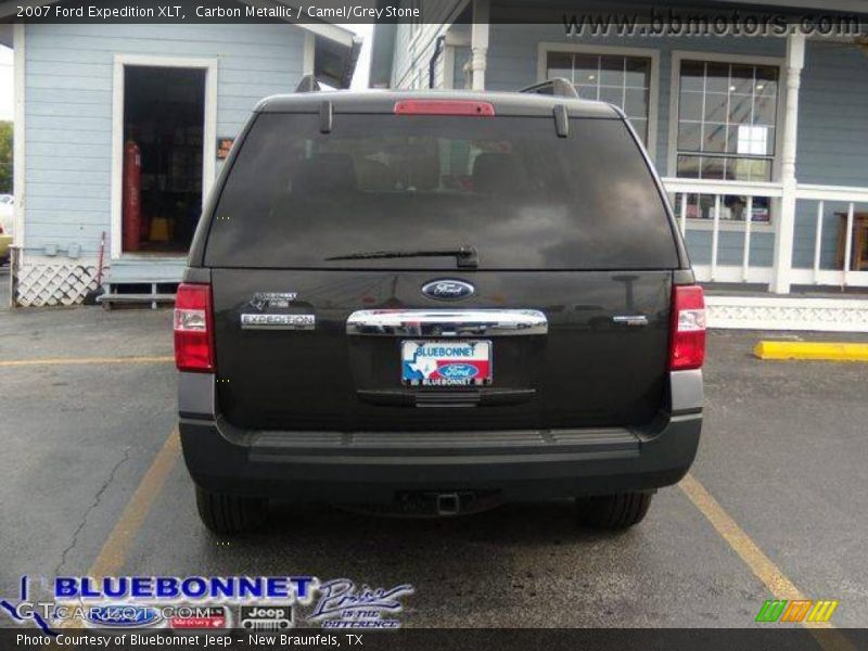 Carbon Metallic / Camel/Grey Stone 2007 Ford Expedition XLT