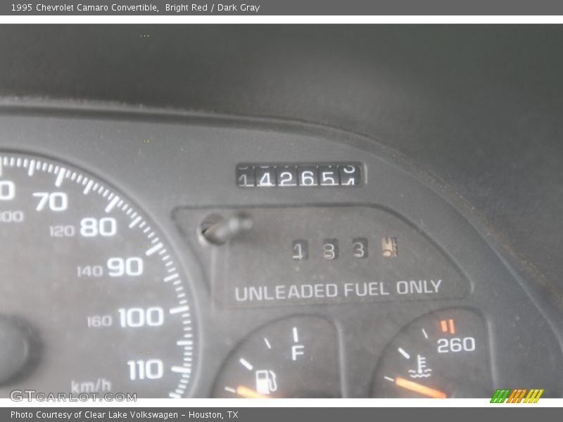 Bright Red / Dark Gray 1995 Chevrolet Camaro Convertible