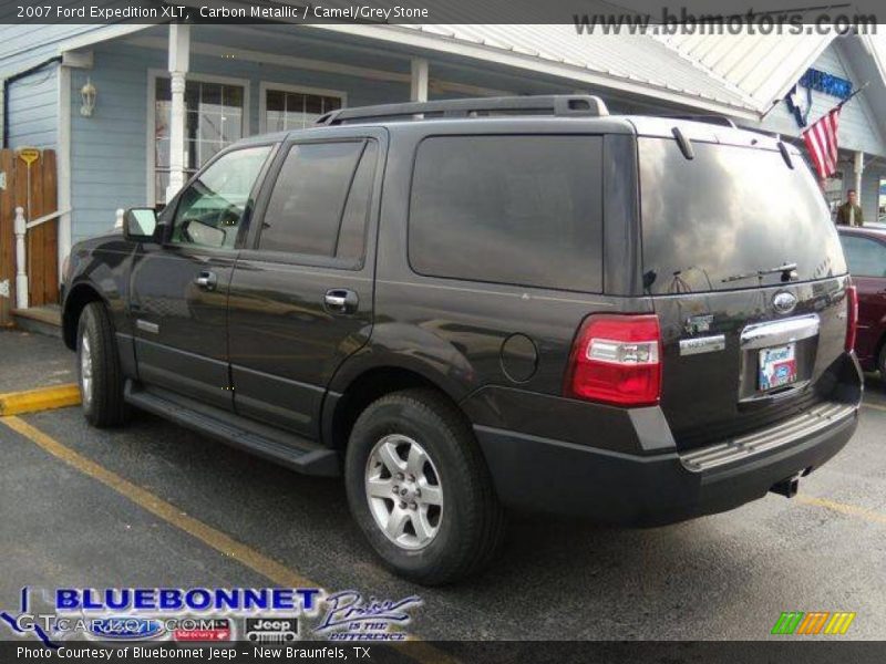 Carbon Metallic / Camel/Grey Stone 2007 Ford Expedition XLT