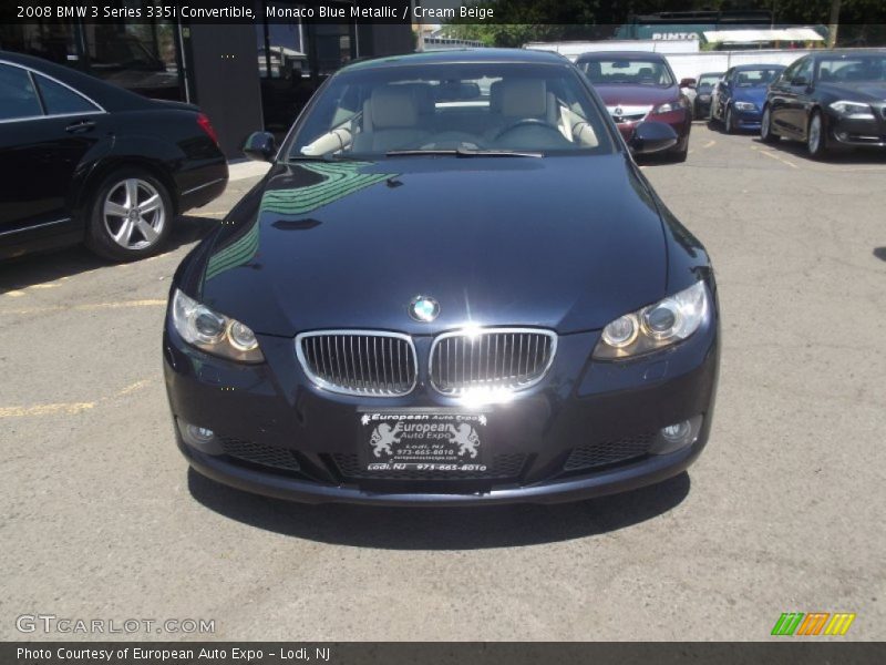 Monaco Blue Metallic / Cream Beige 2008 BMW 3 Series 335i Convertible