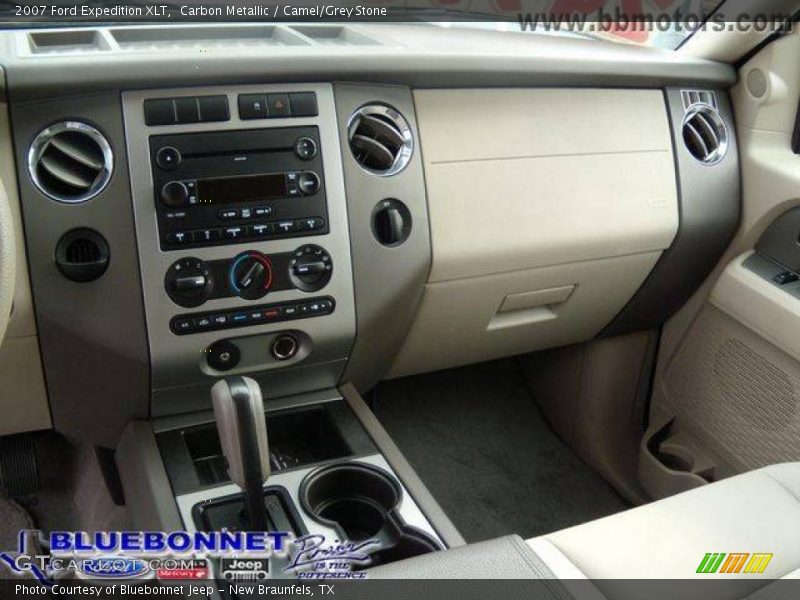 Carbon Metallic / Camel/Grey Stone 2007 Ford Expedition XLT