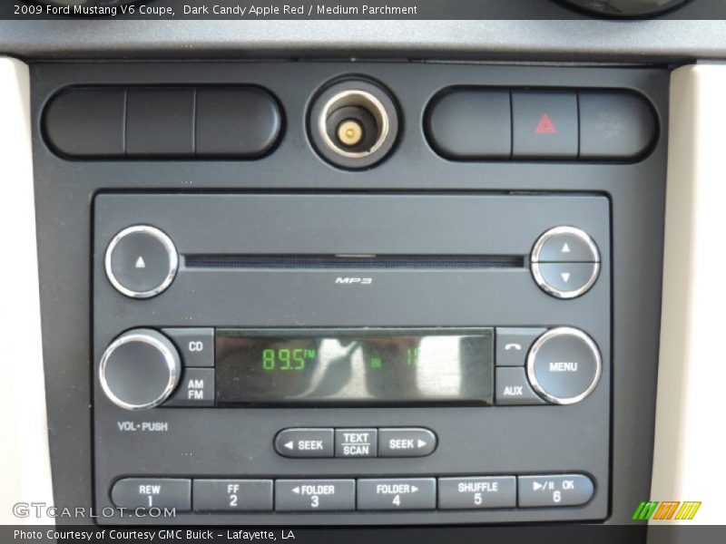 Dark Candy Apple Red / Medium Parchment 2009 Ford Mustang V6 Coupe