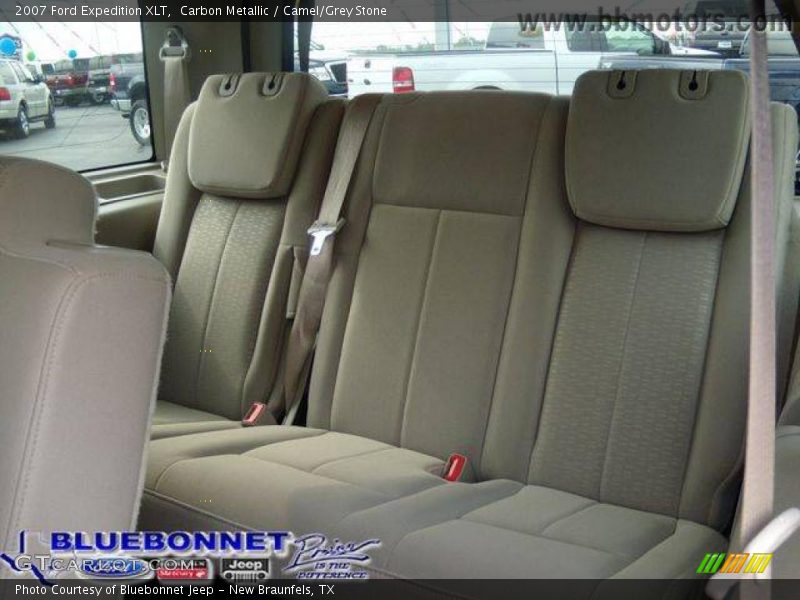 Carbon Metallic / Camel/Grey Stone 2007 Ford Expedition XLT
