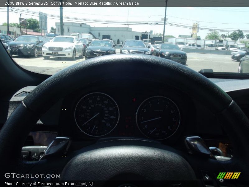 Monaco Blue Metallic / Cream Beige 2008 BMW 3 Series 335i Convertible