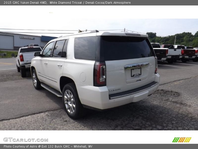 White Diamond Tricoat / Denali Cocoa/Dark Atmosphere 2015 GMC Yukon Denali 4WD