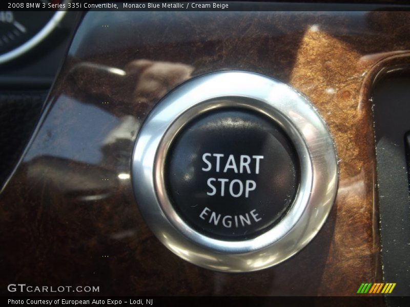 Monaco Blue Metallic / Cream Beige 2008 BMW 3 Series 335i Convertible