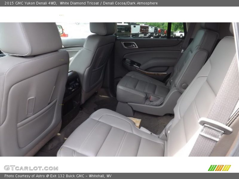White Diamond Tricoat / Denali Cocoa/Dark Atmosphere 2015 GMC Yukon Denali 4WD